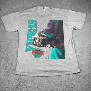 Detroit Vipers Shirt Vintage 90s Lee Sport Nutmeg IHS Hockey Large